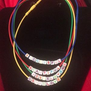 Individual sale necklace Motivated and Religious